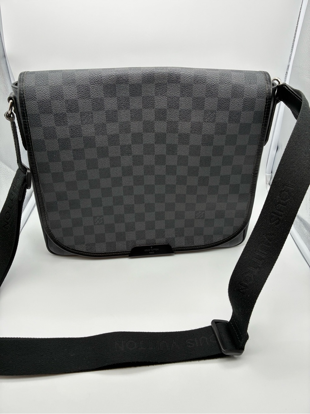 Louis Vuitton Daniel graphite crossbody messenger bag